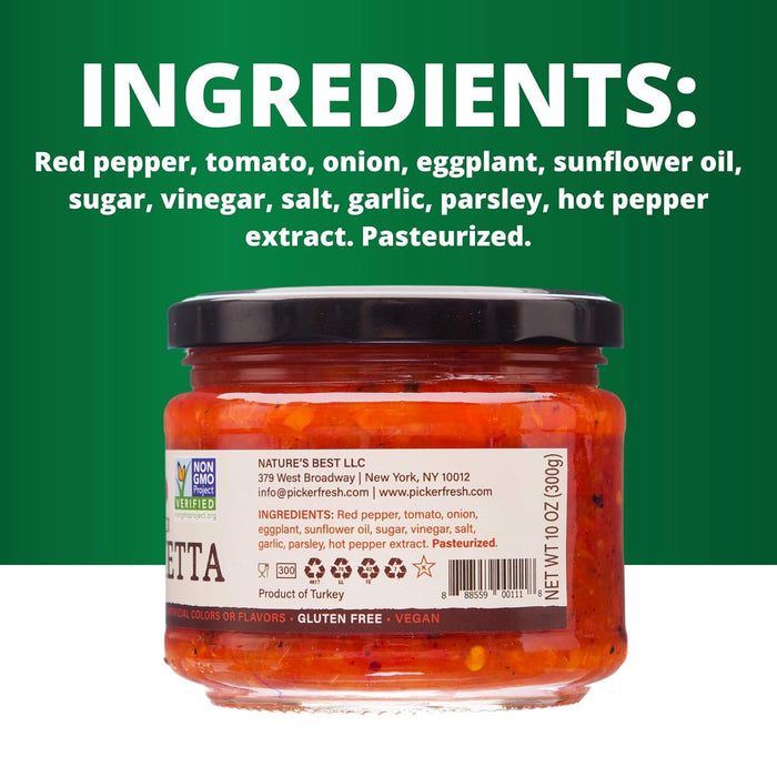 Pickerfresh Roasted Red Pepper Brushetta 10 oz