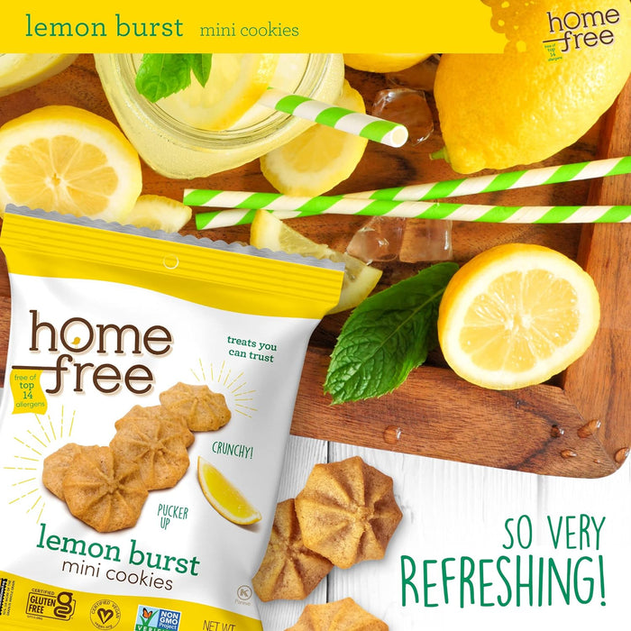 Home Free  Lemon Burst Mini Cookies  1 Oz