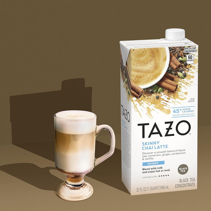 Tazo  Skinny Chai Latte Tea Concentrate  32 Fl Oz