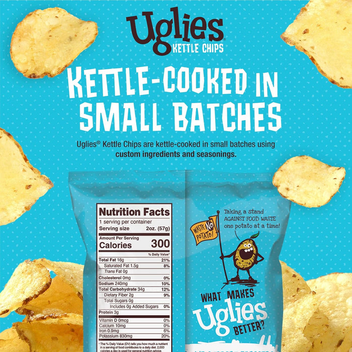 Uglies  Potato Chips Sea Salt  2 Oz