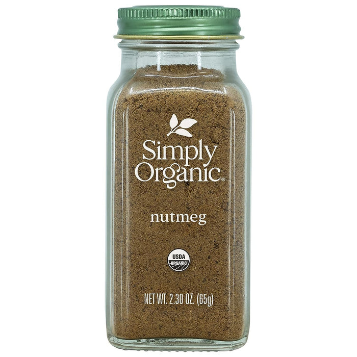 Simply Organic  Organic Nutmeg Ground  2.3 Oz