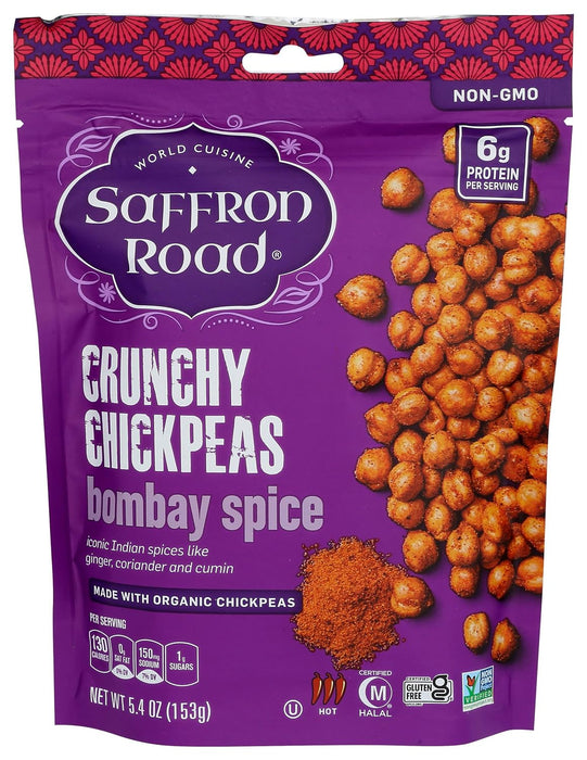 Saffron Road  Crunchy Chickpeas Bombay Spice  6 Oz