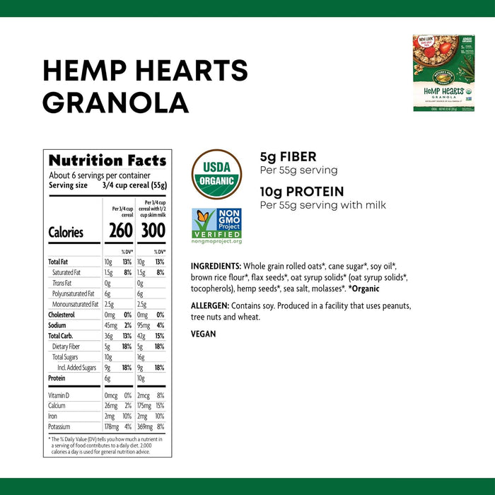 Nature'S Path  Organic Hemp Plus Granola   11.5 O