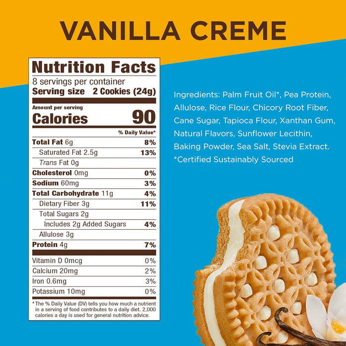 Catalina Crunch  Cookie Sandwich Vanilla  6.8 Oz