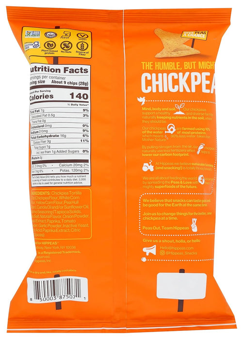 Hippeas Chickpea Tortilla Chips Nacho Vibes 5 OZ