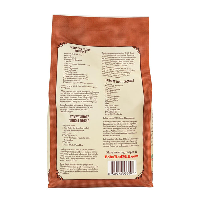 Bob'S Red Mill  Stone Ground Whole Wheat Flour   5 Lb