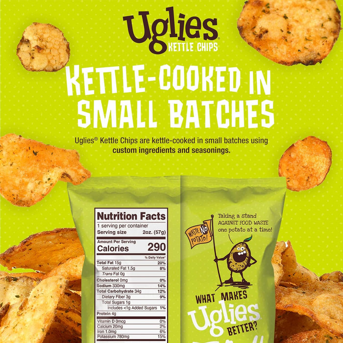 Uglies Pot Chips Jalapeno Kettle 2 OZ