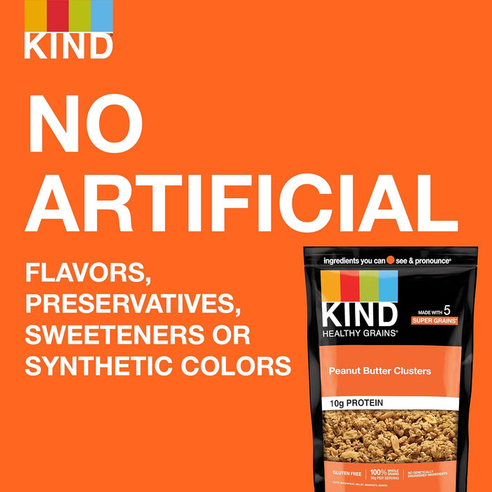 Kind  Healthy Grains Peanut Butter Whole Grain Clusters   11 Oz