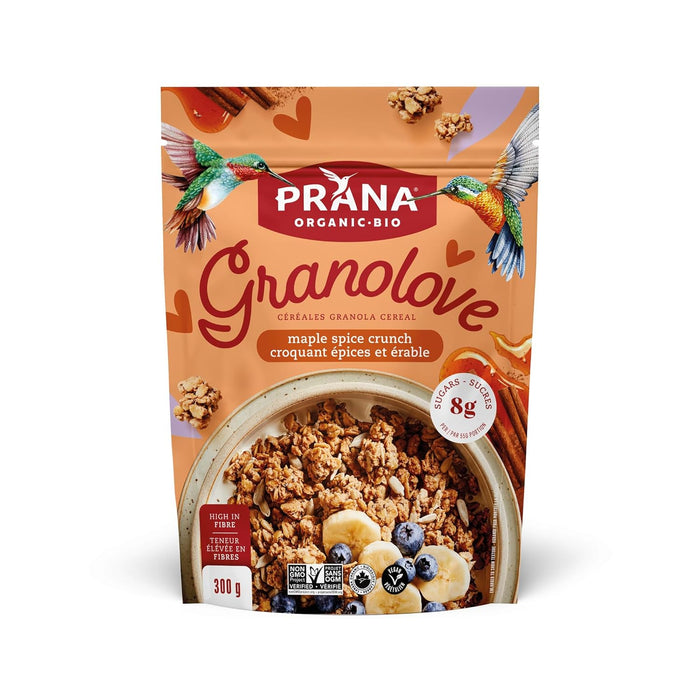 Prana Organics Maple Spice Crunch Granola 12 OZ