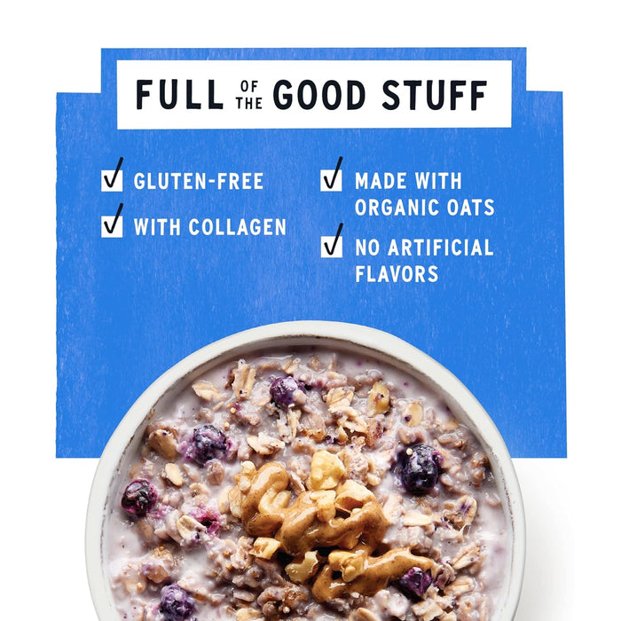 Purely Elizabeth  Collagen Protein Oats Cup Blueberry Walnut Cup   2 Oz