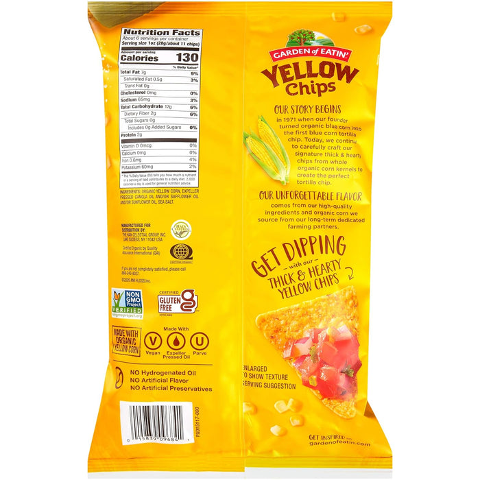 Garden Of Eatin`  Yellow Corn Chips  5.5 Oz