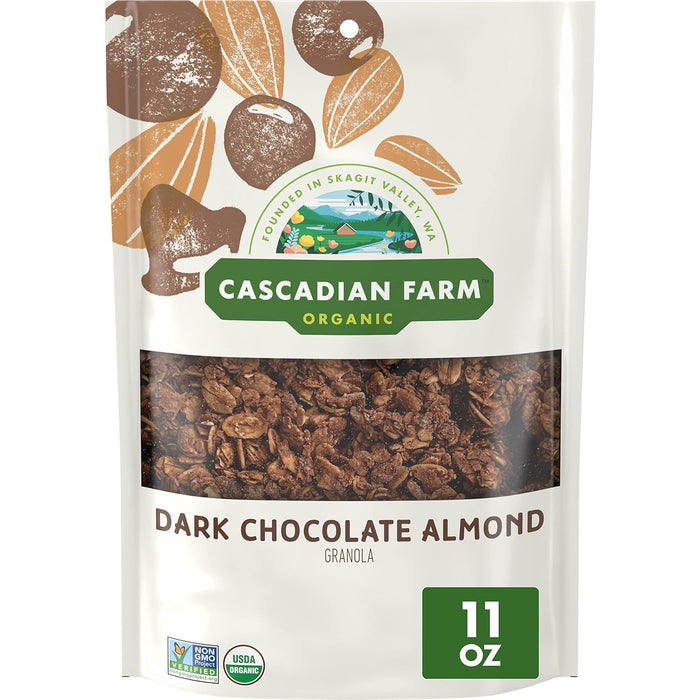 Cascadian Farm Granola Og2 Dk Dark Chocolate Almond 11 OZ