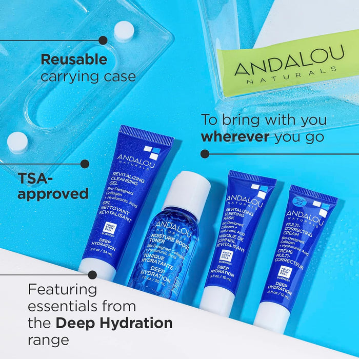 Andalou Naturals The Deep Hydration Routine 4 Ct  1 Each 2.7 Fl