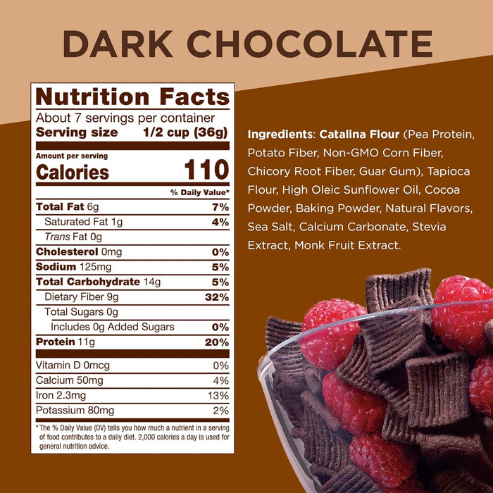 Catalina Crunch  Keto Friendly Cereal Dark Chocolate   9 Oz