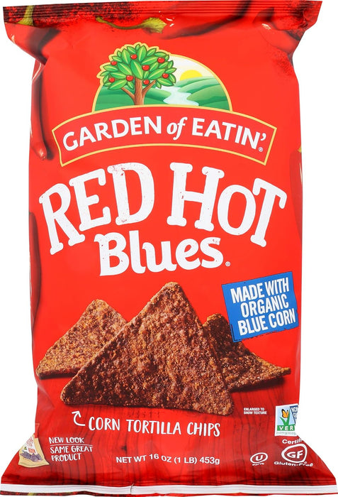 Garden Of Eatin'  Red Hot Blues Tortilla Chips  16 Oz