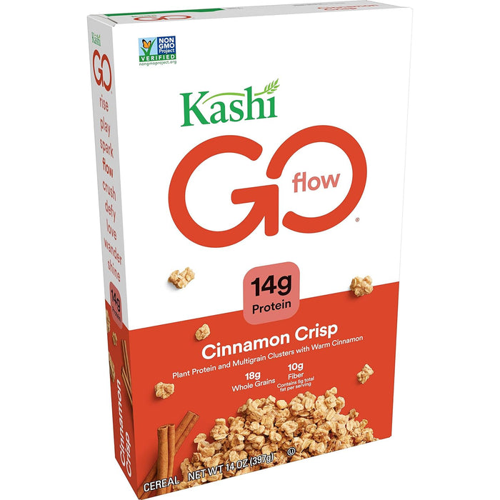 Kashi  Cereal Go Cinnamon Crisp   14 Oz