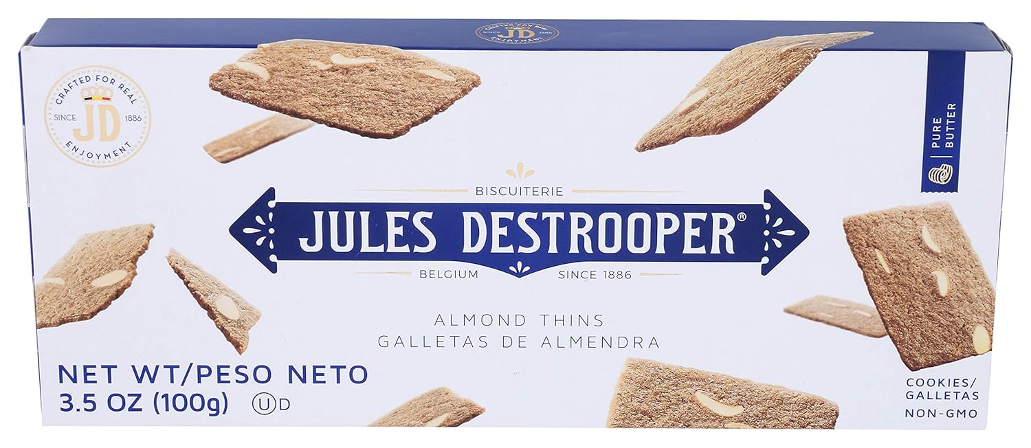 Jules Destrooper  Almond Thins  3.5 Oz