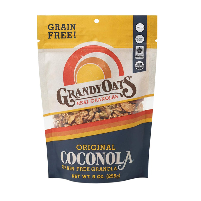 Grandyoats  Organic Grain Free Granola Original Coconola   9 Oz