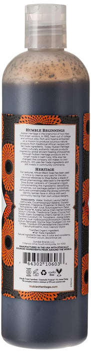 Nubian Heritage  African Black Soap Body Wash Bottle  1 Each  13 Fl Oz