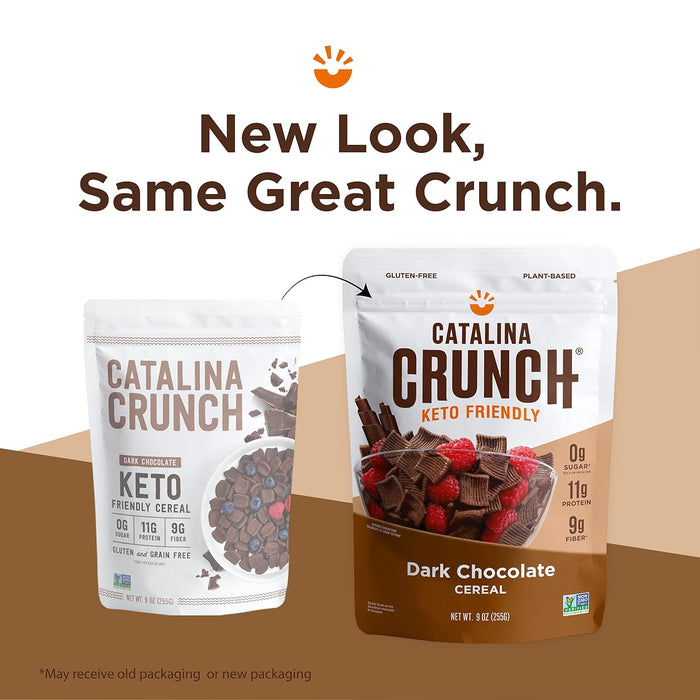 Catalina Crunch  Keto Friendly Cereal Dark Chocolate   9 Oz