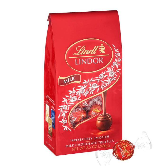 Lindt  Lindor Holiday Milk Chocolate   8.5 Oz