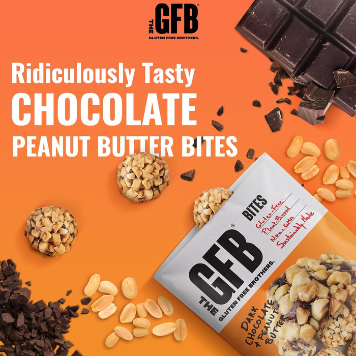 The Gfb  Dark Chocolate Peanut Butter Gluten Free Bites   4 Oz