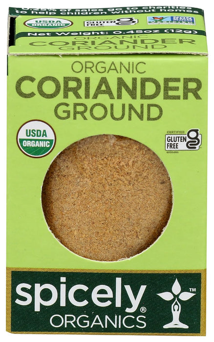 Spicely Organics  Organic Coriander Ground  .45 Oz