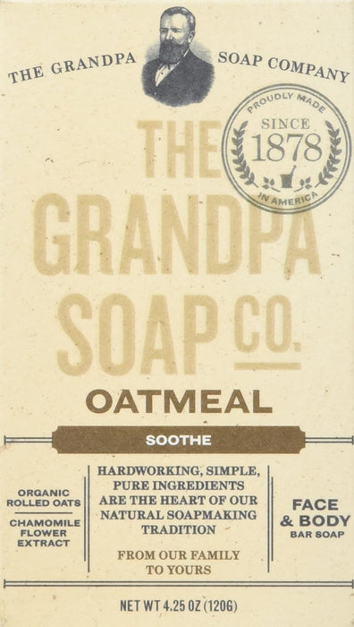 The Grandpa Soap Co.  Oatmeal Soap  1 Each  4.25 Oz