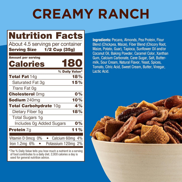 Catalina Crunch  Crunch Mix Creamy Ranch  6 Oz