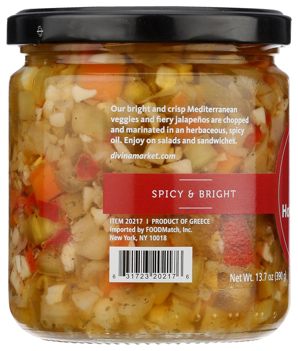 Divina Chicago Style Hot Giardiniera 13.7 oz