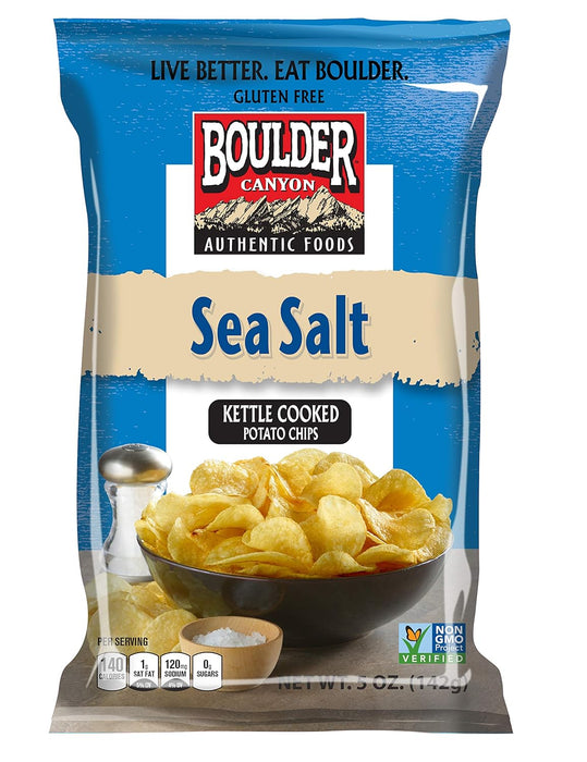 Boulder Canyon  Potato Chips Classic Sea Salt  5 Oz