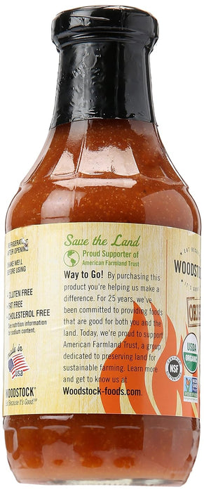 Woodstock Foods Organic Bbq Sauce Original 18 oz