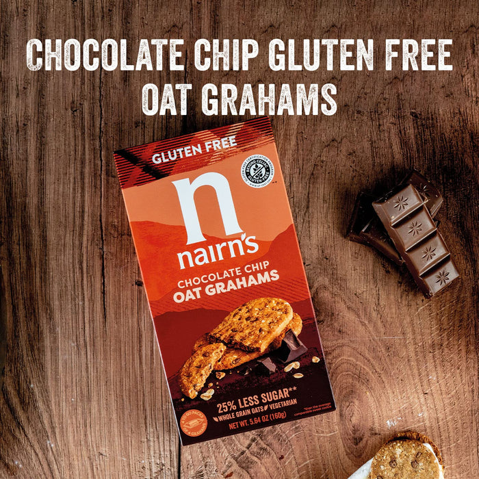 Nairn`S  Cookie Gluten Free Chocolate Chips Oatgrahm  5.64 Oz