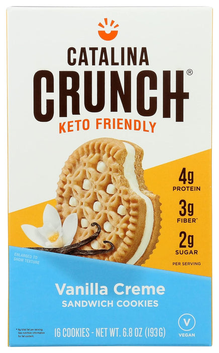 Catalina Crunch  Cookie Sandwich Vanilla  6.8 Oz