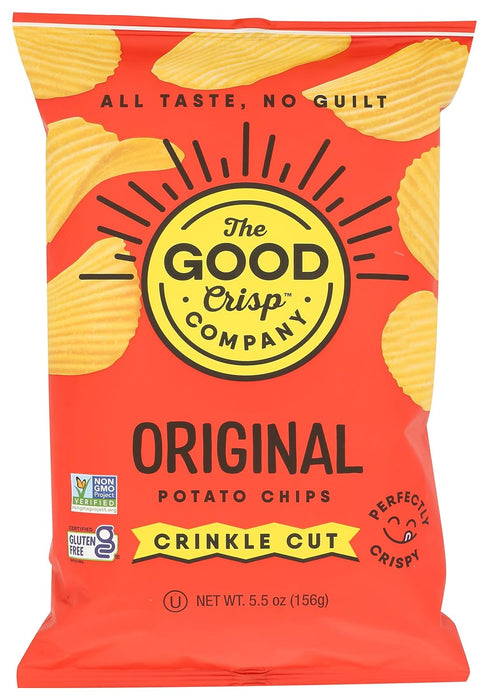 The Good Crisp Company Pot Chp Crinkle Cut Original  5.5 OZ