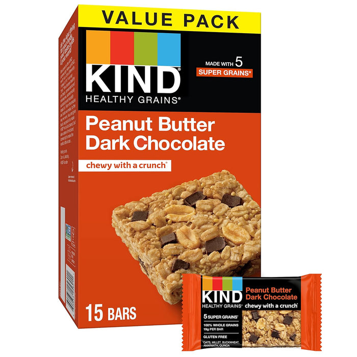 Kind  Bar Dark Chocolate Peanut Butter  Value Pack 15/1.2 OZ