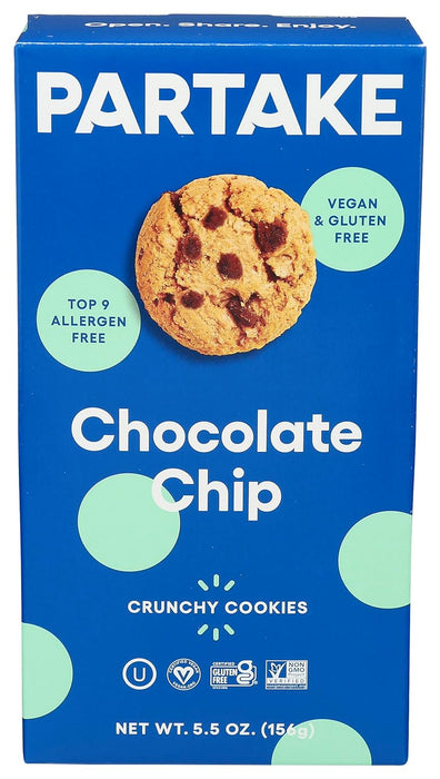 Partake Foods  Sprouted Grain Chocolate Chip Mini Cookies  5.5 Oz