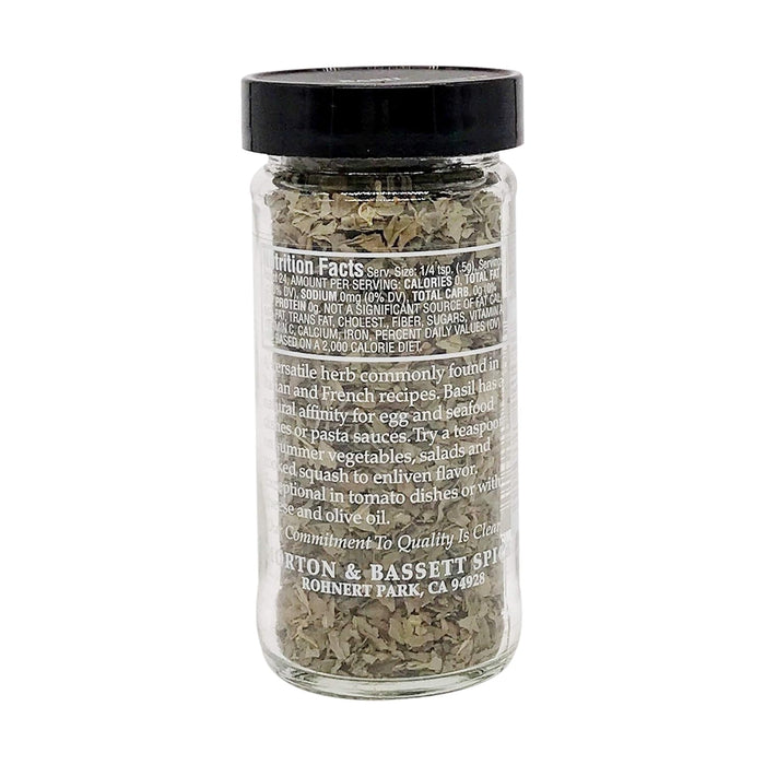 Morton & Bassett  Seasoning Dried Basil  .4 Oz