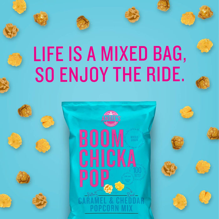 Angie'S  Boom Chicka Pop Caramel And Cheddar Popcorn  Mix  6 Oz