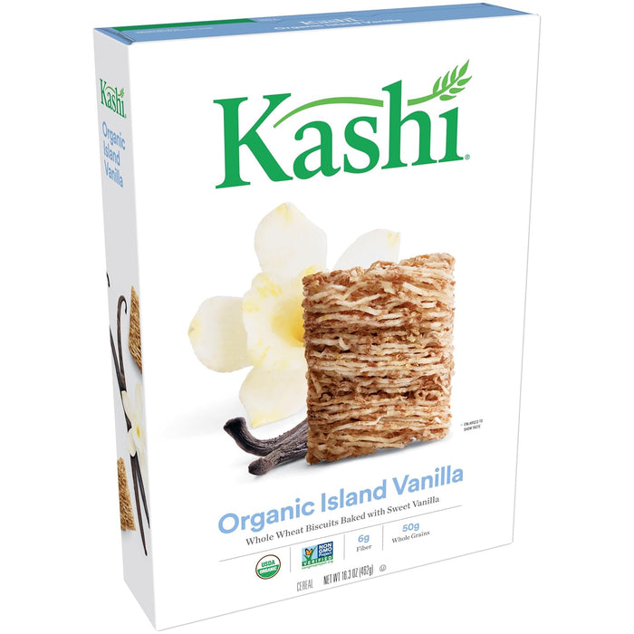 Kashi Cereal Organic Whole Wheat Organic Promise Island Vanilla   16.3 Oz