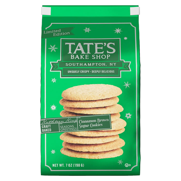 Tate'S Bake Shop  Cinnamon Brown Sugar Cookies  7 Oz