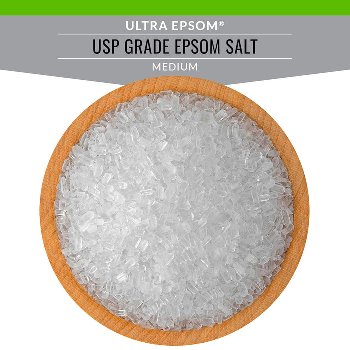 Ultra Epsom  Ultra Epsom Salt Medium Grain  1 Each  5 Lb