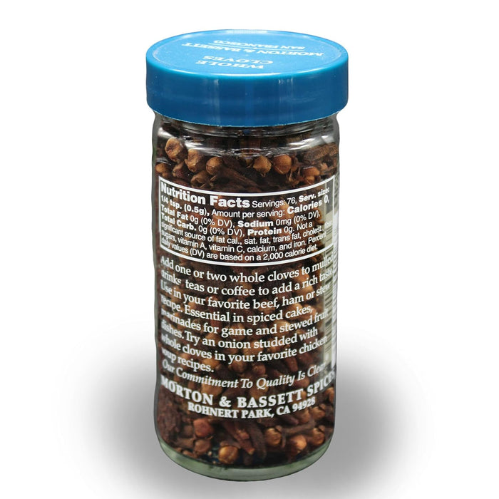 Morton & Bassett  Seasoning Whole Cloves  1.3 Oz