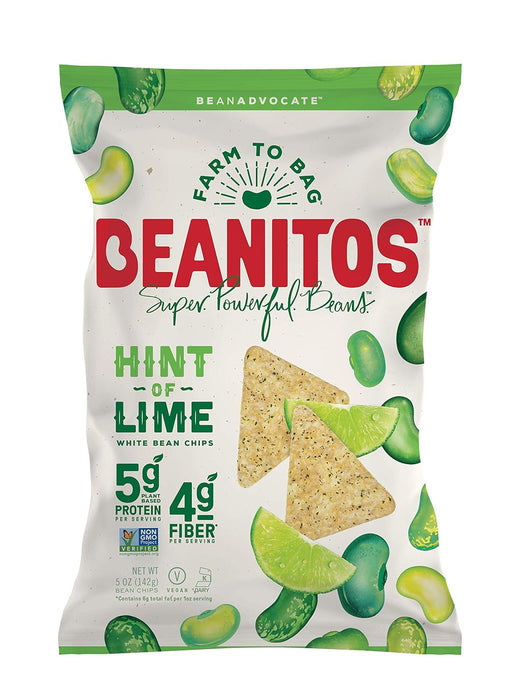 Beanitos  White Bean Chips Hint Of Lime Vegan  5 Oz