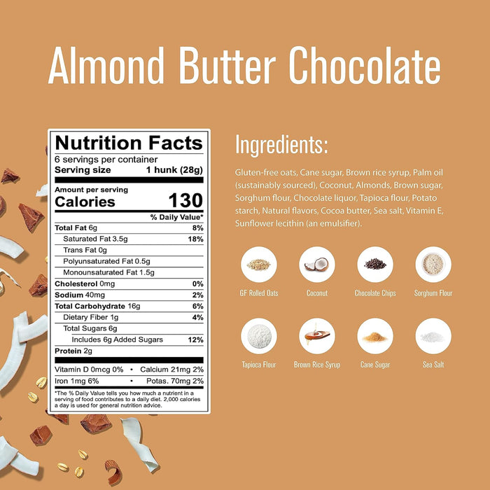 Heavenly Hunks Almond Butter Chocolate Chip 6oz
