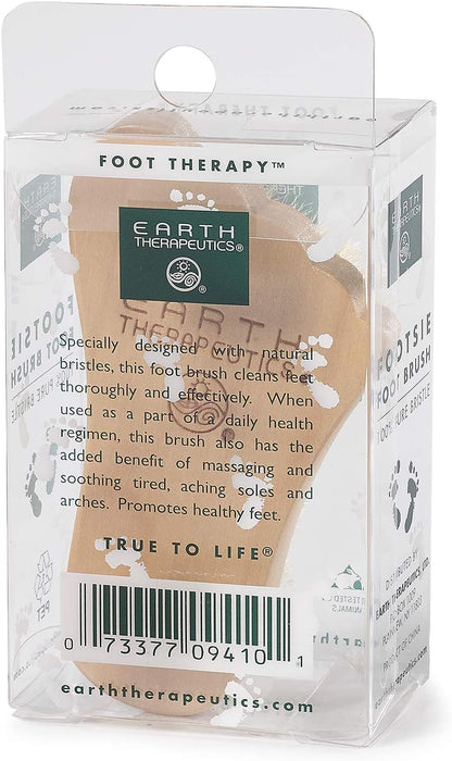 Earth Therapeutics  100% Pure Bristle Footsie Foot Brush   1 Ct