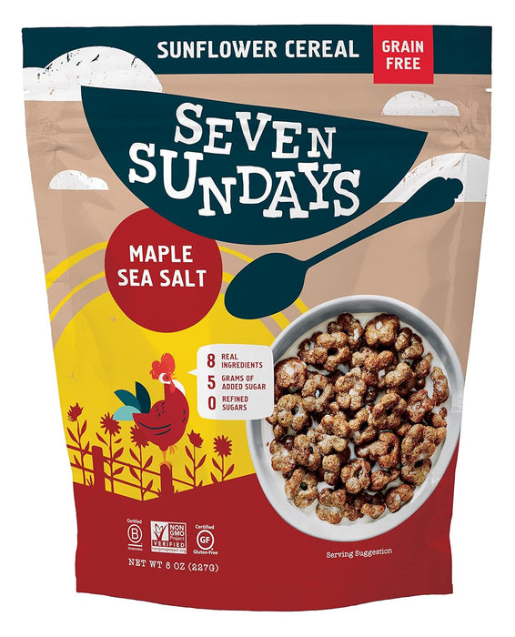 Seven Sundays  Sunflower Cereal Maple Sea Salt Pouch   8 Oz