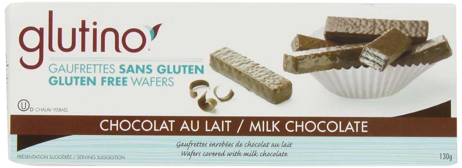 Glutino  Gluten Free Wafers Milk Chocolate  4.6 Oz