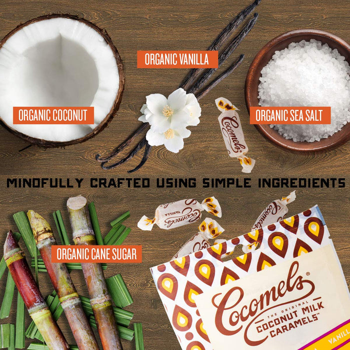 Cocomels Organic Coconut Milk Caramels Vanilla 3.5 oz