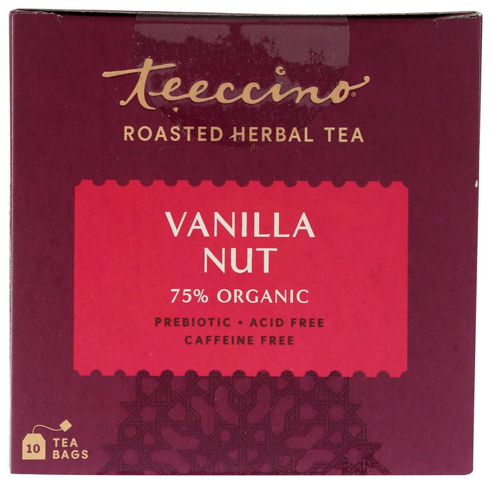 Teeccino  Herbal Coffee Vanilla Nut 10 Tea Bags  10 Bag